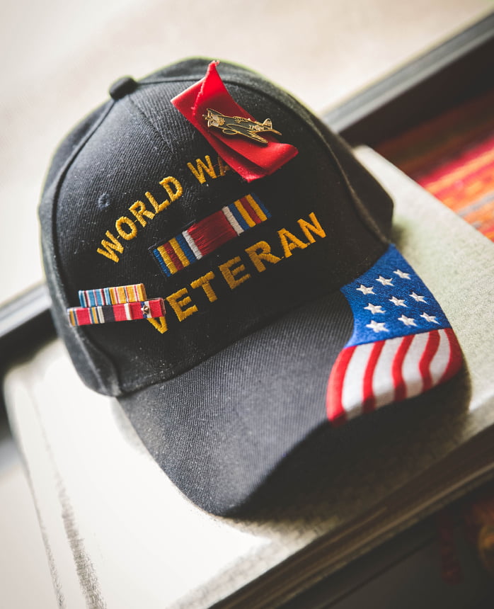 Veteran hat patched